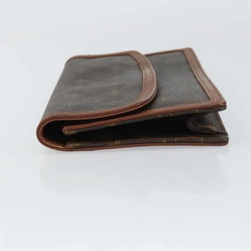 Louis Vuitton Monogram Pochette Dam GM Clutch Bag Brown